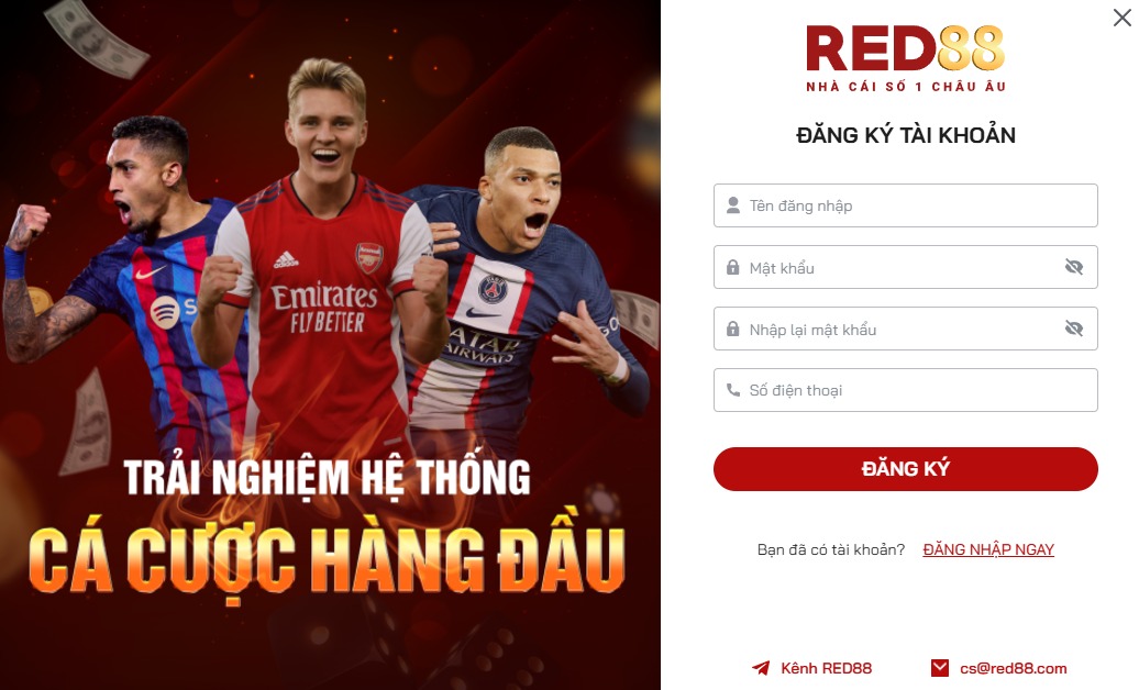 Nhà Cái Red88 Uy Tín Hàng Đầu Thị Trường Cá Cược Online 2024 5 Đăng ký red88 nhanh nhất