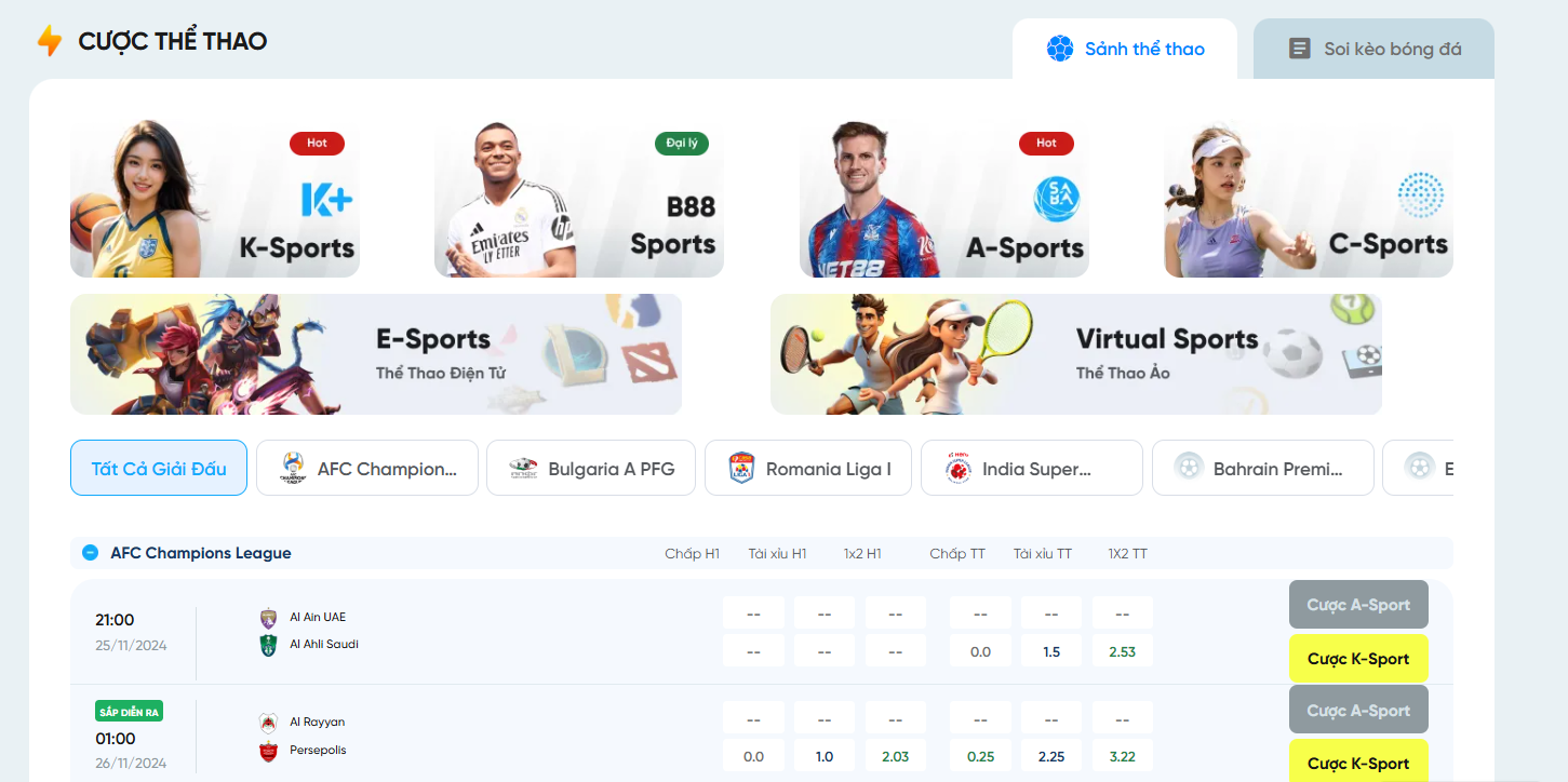 Đánh Giá 8live Uy Tín Và Chi Tiết Nhất Cho Người Chơi 4 Tổng hợp nhiều tỷ lệ kèo thơm tại sảnh thể thao