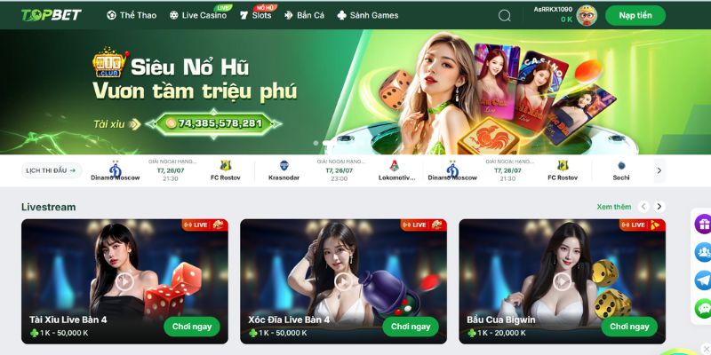 Tìm hiểu thông tin tổng quan về nhà cái TOPBET